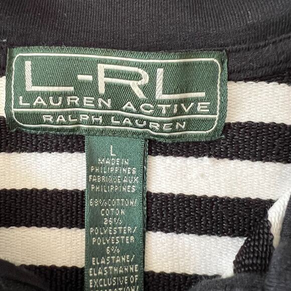 Vintage Lauren Ralph Lauren Active Full Zip Jacket Sz L Preppy Nautical Coastal‎ - Picture 6 of 8